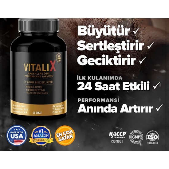Vitalix Penis Sertleştirici Hap